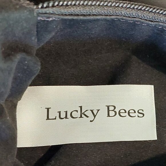 Lucky Bees Black Shoulder Purse - Picture 13 of 16